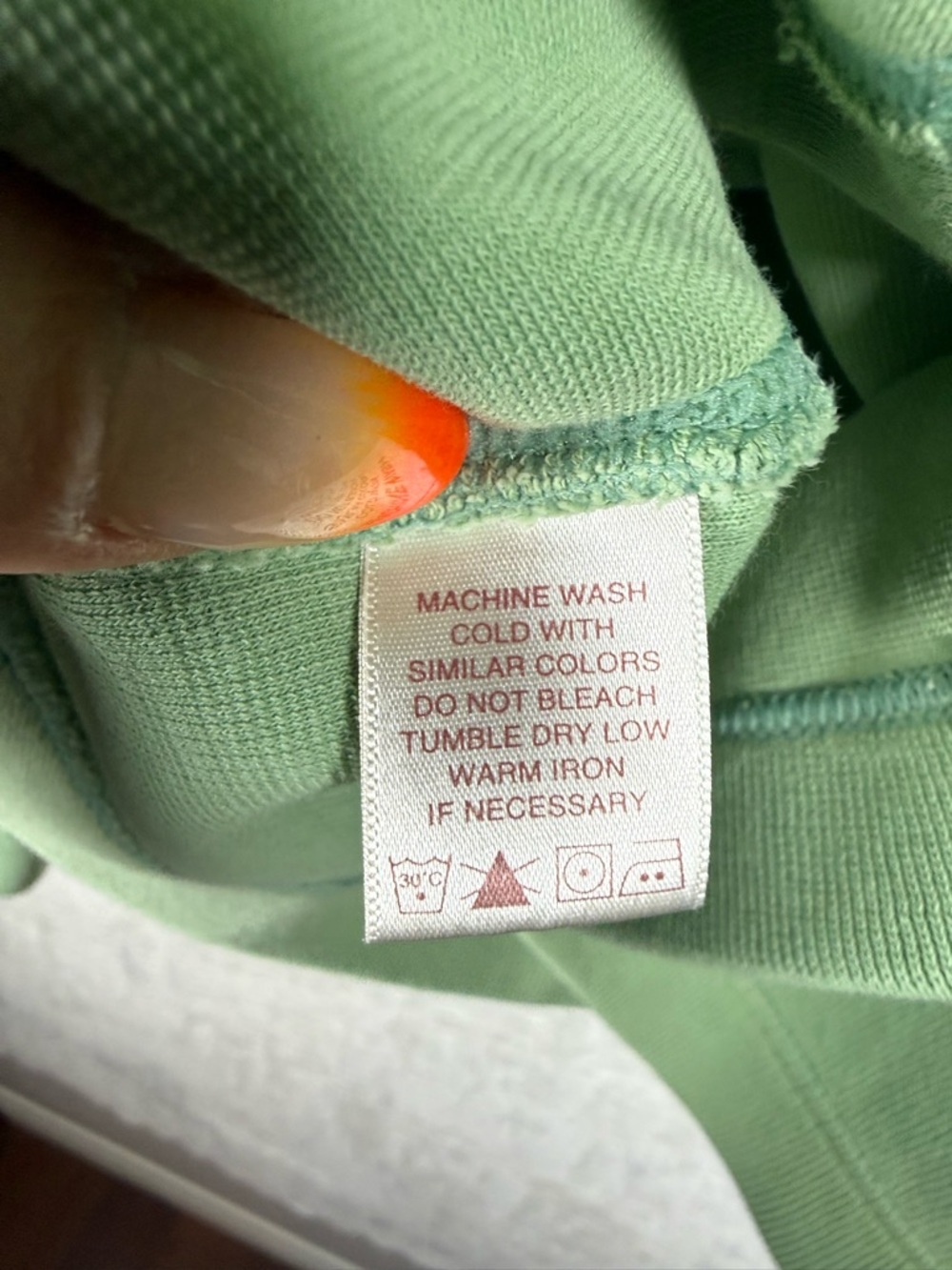 Tommy Bahama Light Sage Green Quarter-Zip Pullover Sweater. So soft & the color🔥 - Picture 4 of 13